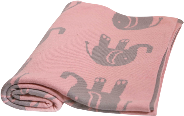 Indian Elephants Kids Blanket - Flamingo (640x960), Png Download