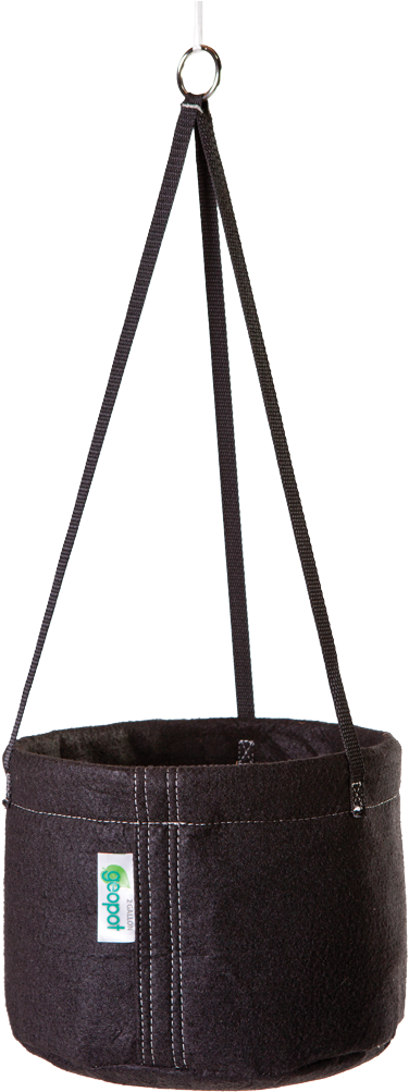 Geopot Hanging Fabric Pot Gardening Basket - Shoulder Bag (1024x1024), Png Download