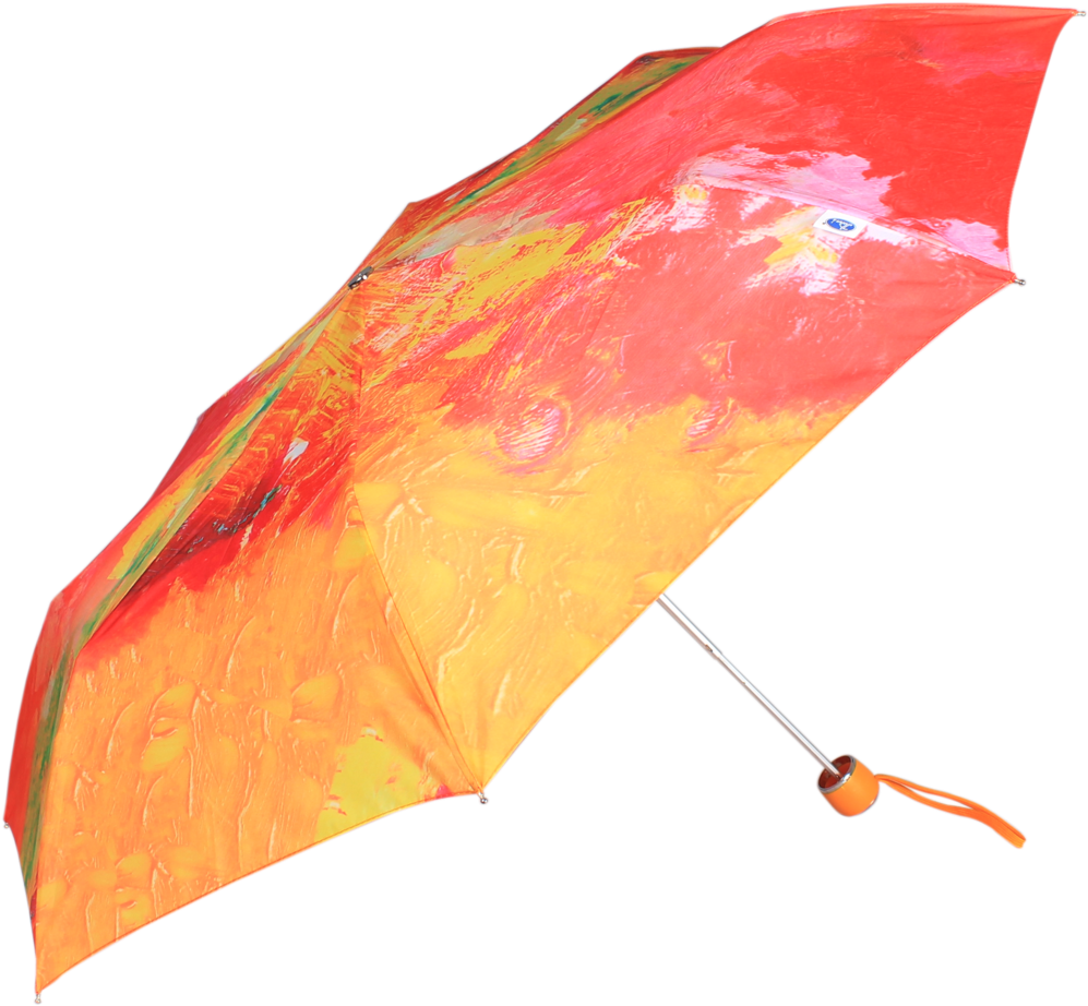 John's Modern Art Series 3 Fold Umbrella-545mm - Umbrella (1024x945), Png Download