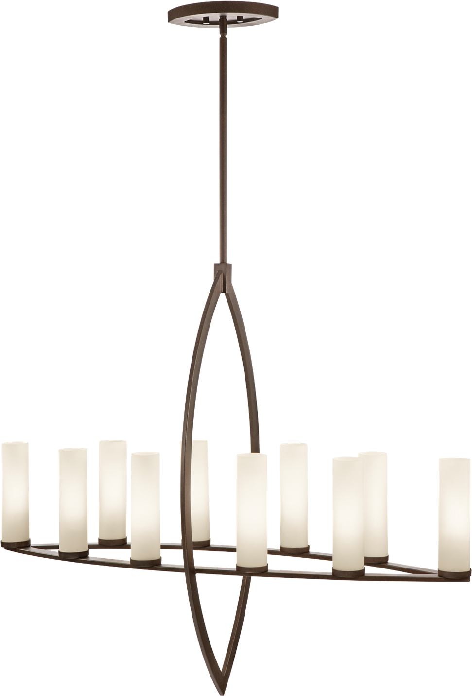 Linear Chandelier Rectangular Dining Room Lighting - Dining Room Lights Png (1876x1472), Png Download
