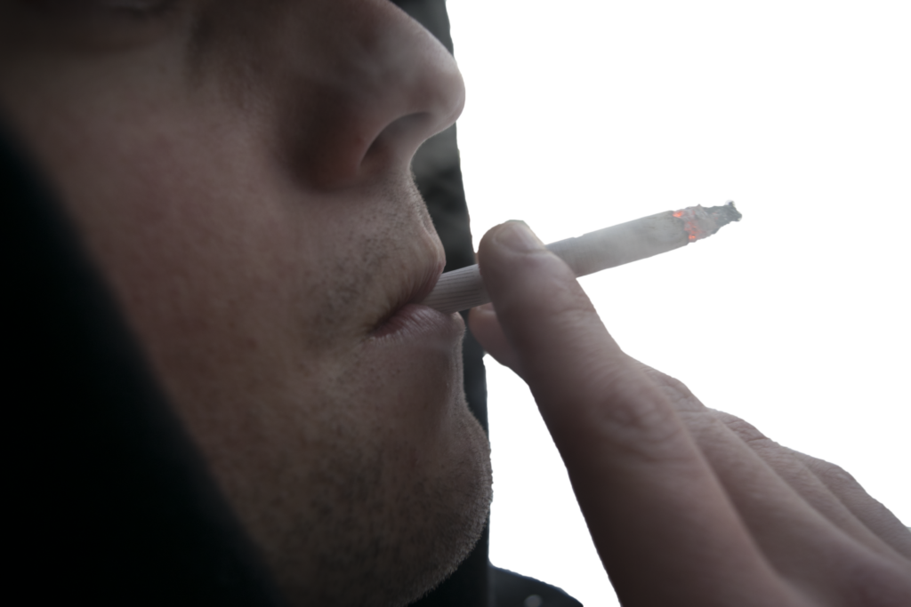 Smoking Person Transparent (1024x683), Png Download