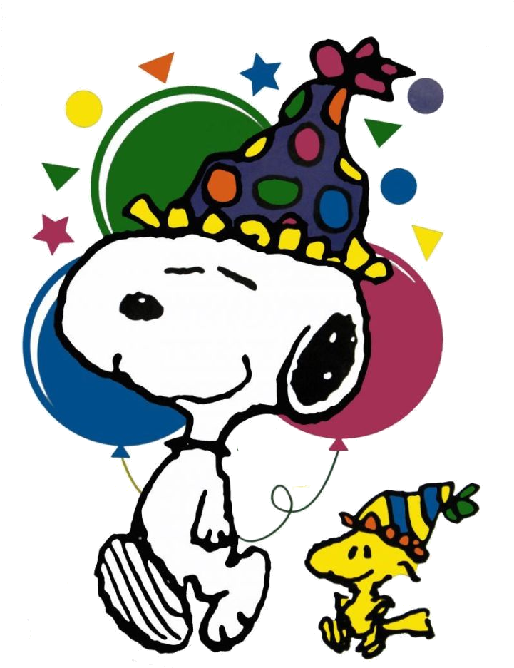 Snoppy'birthday - Snoopys Happy New Year (720x966), Png Download