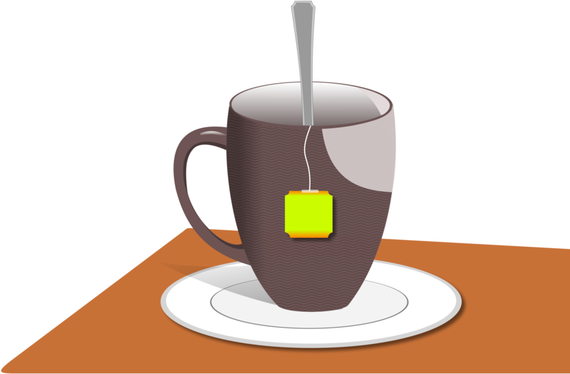 Tea In Mug - Coffee Cup (800x720), Png Download