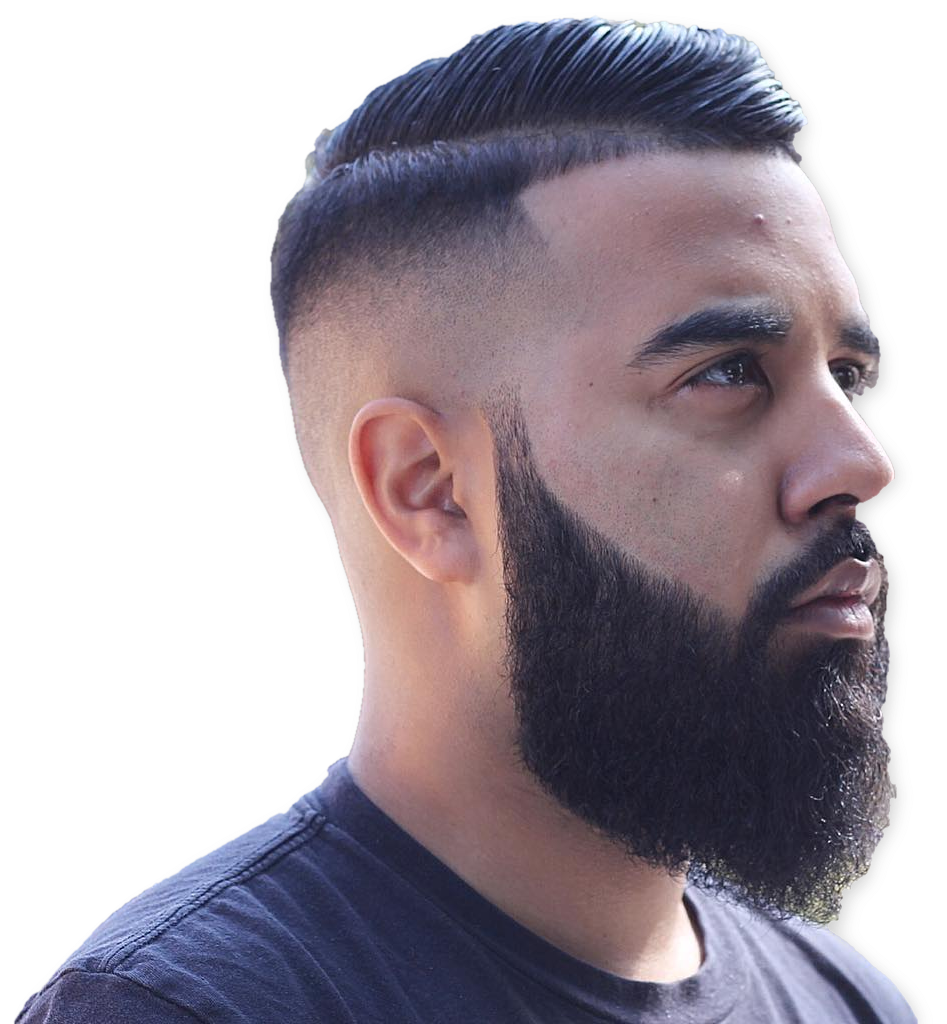 Alt Text - Comb Over Beard Look (1080x1080), Png Download