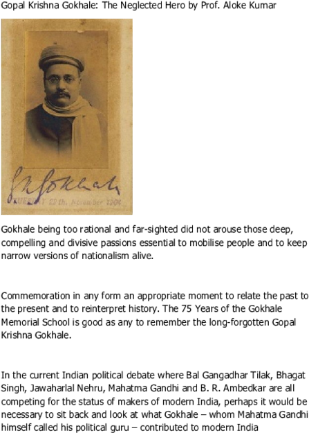 Docx - Gopal Krishna Gokhale (600x776), Png Download