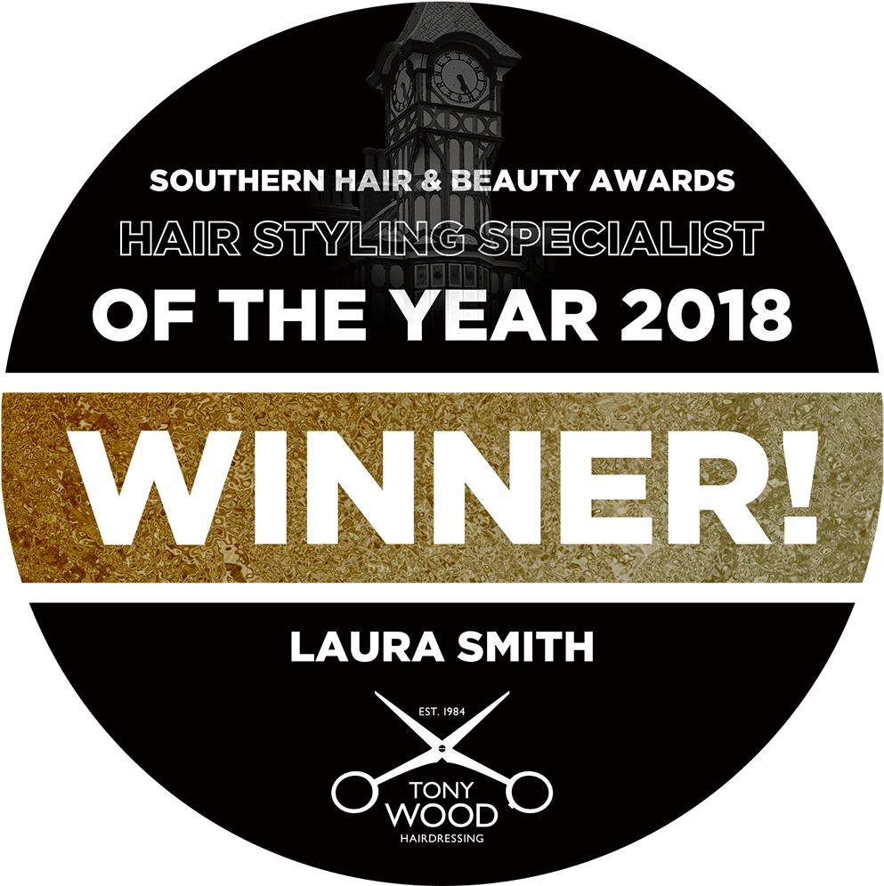 Laura Smith Tony Wood Hair Specialist Stylist Of The - Label (1000x1000), Png Download