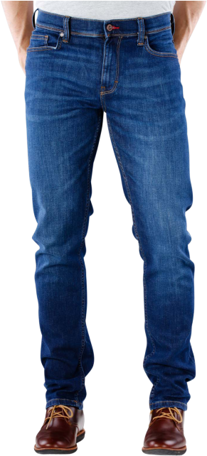 Mustang Vegas Slim Jeans Vintage Stonewash - Pocket (490x653), Png Download