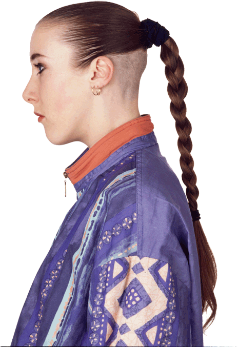 Scan Exactitudes 2 - Gabber Girl Hair (463x700), Png Download