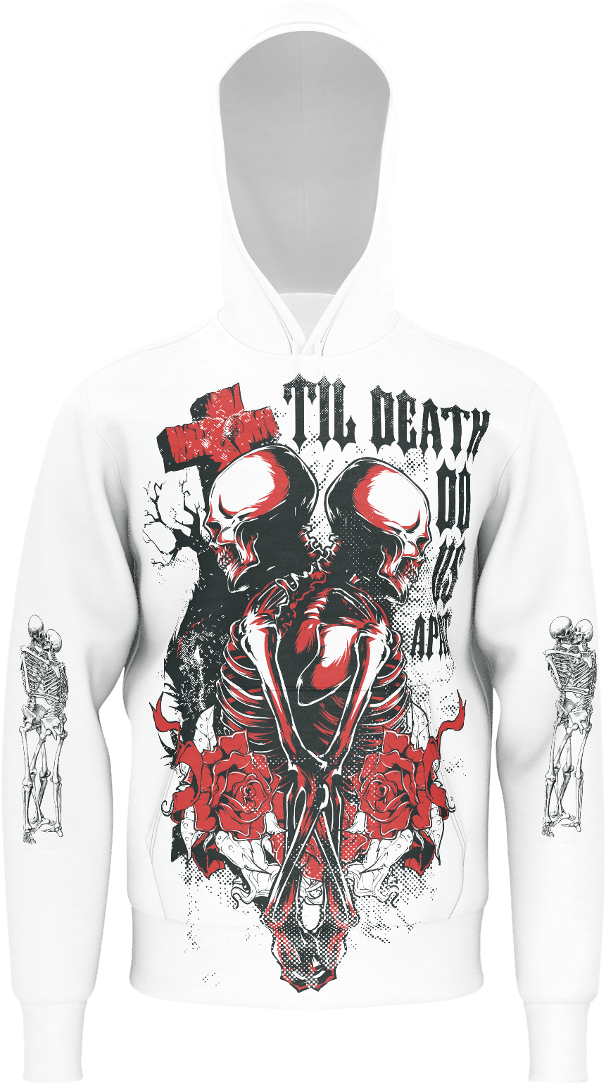 Skull Love Forever Hoodie - T-shirt (1600x1600), Png Download