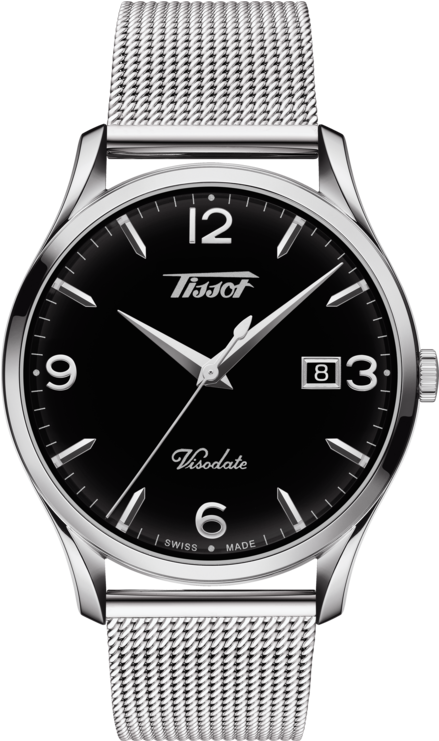 Tissot Heritage Visodate Quartz (555x840), Png Download