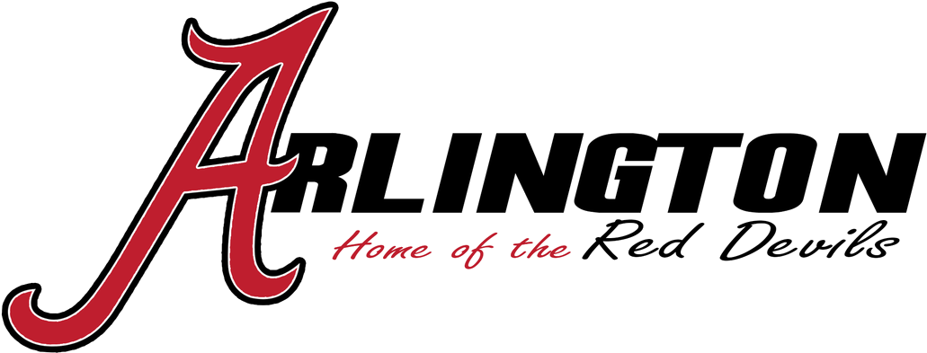 Arlington Red Devils Logo (1080x428), Png Download