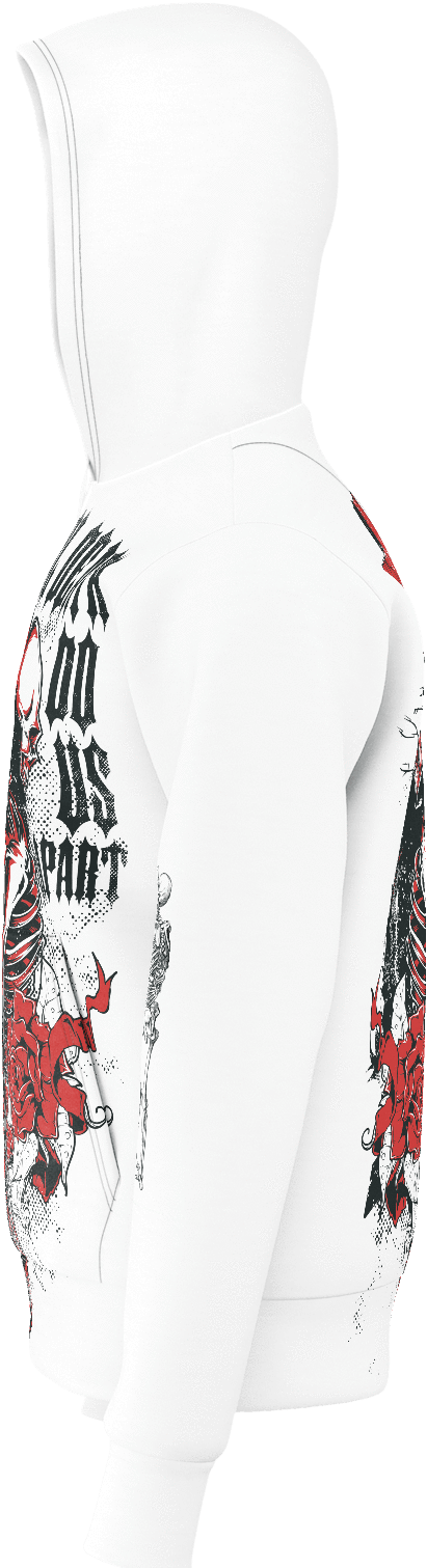 Skull Love Forever Hoodie - Ten-pin Bowling (1600x1600), Png Download