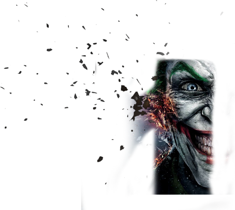 Joker Png ➤ Download - Papeis De Parede De Palhaços Do Mal (809x768), Png Download