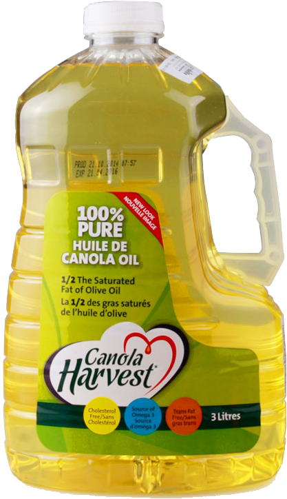 46097 Large - Canola Harvest Oil (490x800), Png Download