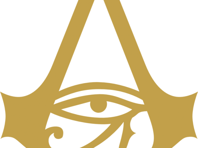 Assassins Creed Unity Clipart Logo - Assassin's Creed Origins Logo (640x480), Png Download