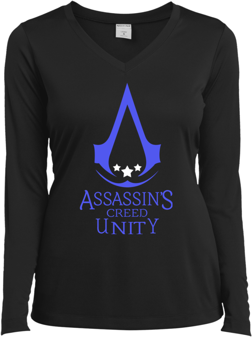 Assassin's Creed T Shirt 1 Lst353ls Sport Tek Ladies' - Shirt (1155x1155), Png Download