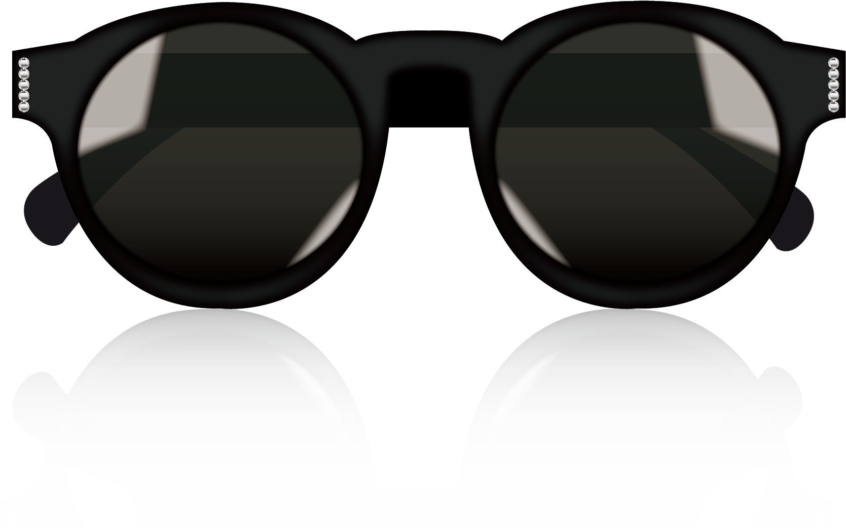 Vector Goggles Sunglasses Hd Image Free Png Clipart - Sunglasses Vector (1875x1875), Png Download