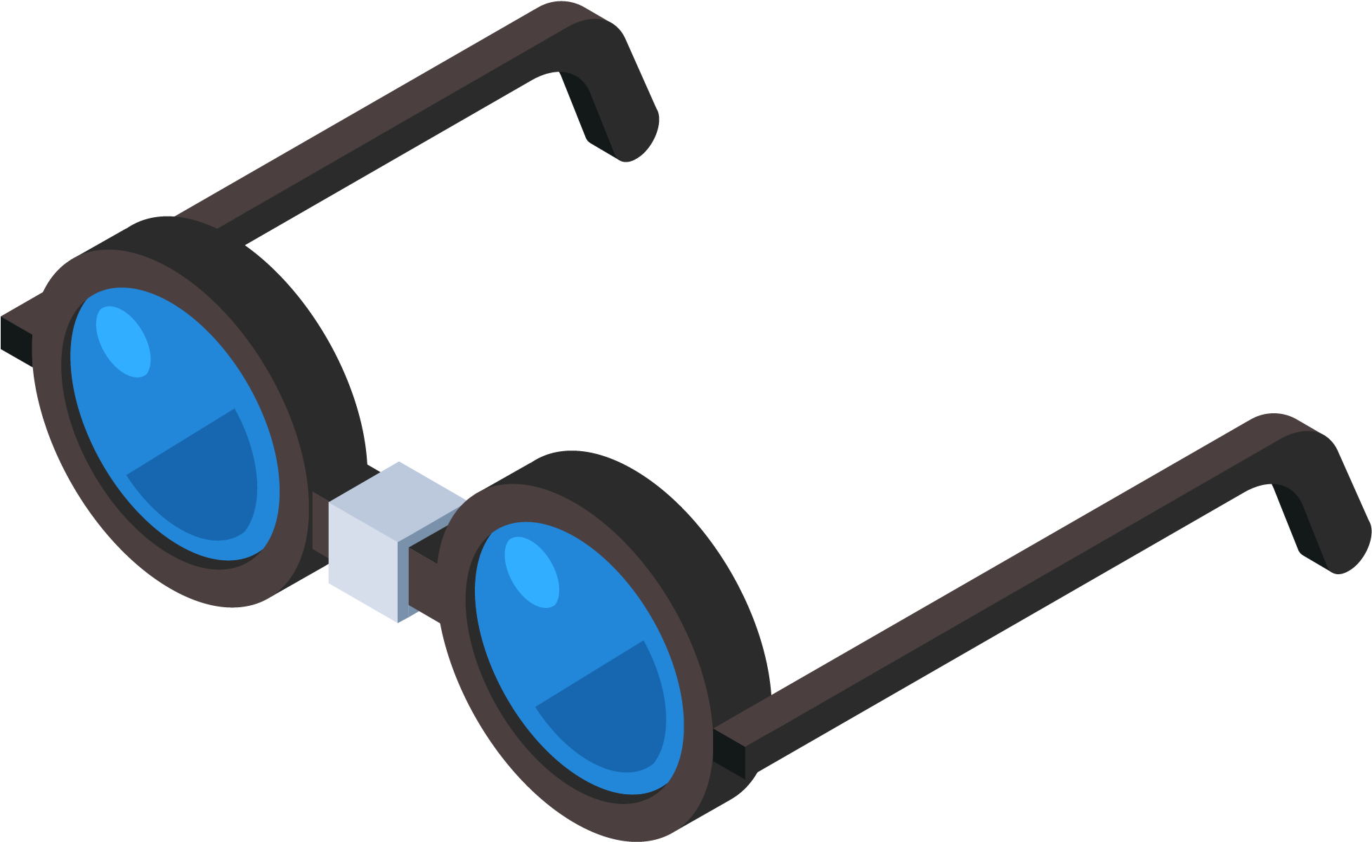 Glasses Knowledge Fashion Myopia Png And Vector Image - Circle (2501x2501), Png Download