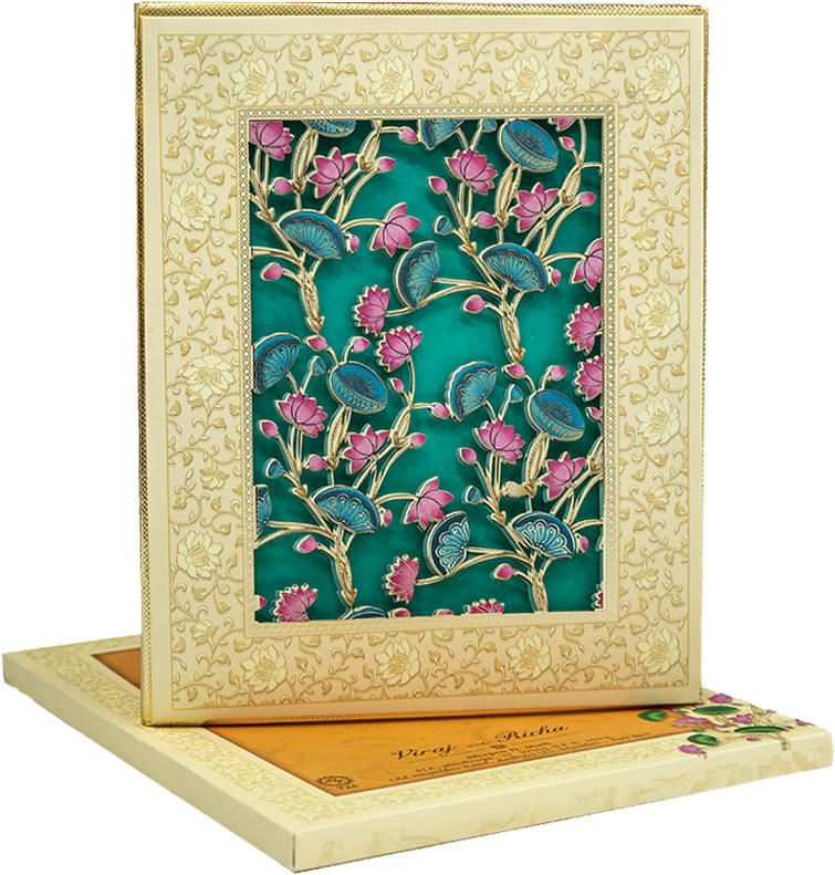 Wedding Cards - Peony (800x826), Png Download