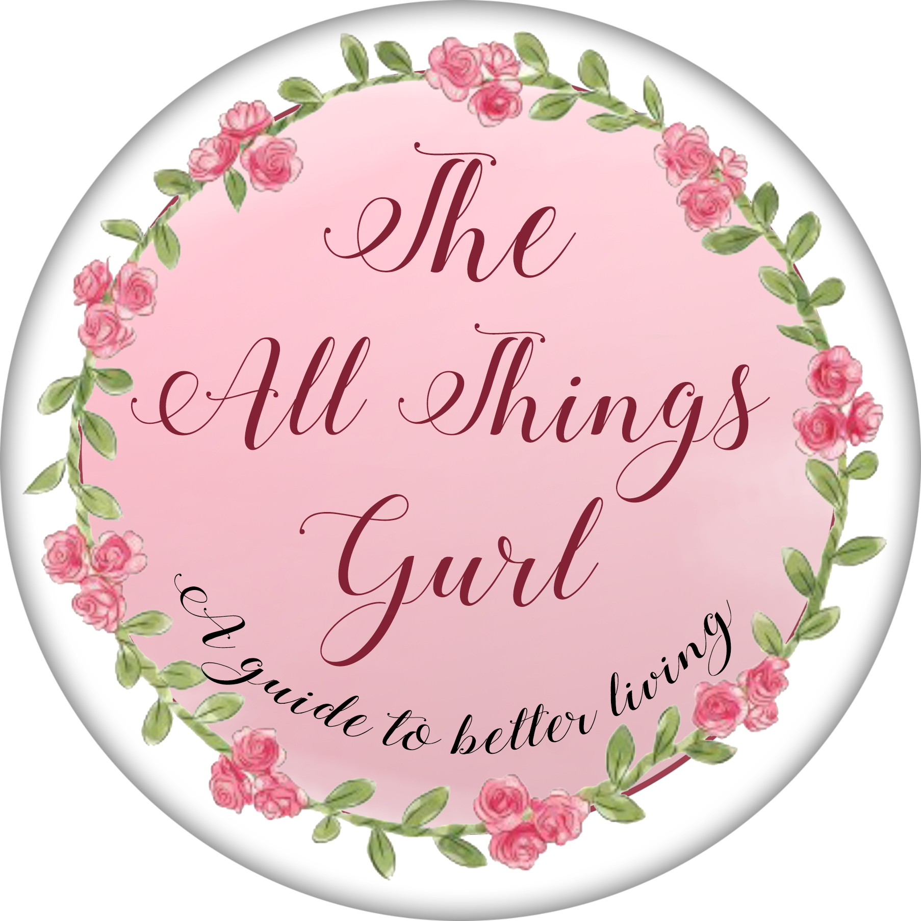 Logo-blog - Borda Redonda Floral (1806x1806), Png Download