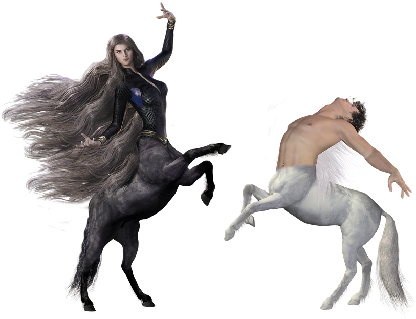 Zentauer, Dance, Fantasy, Isolated, Photo Montage - Horse (960x625), Png Download