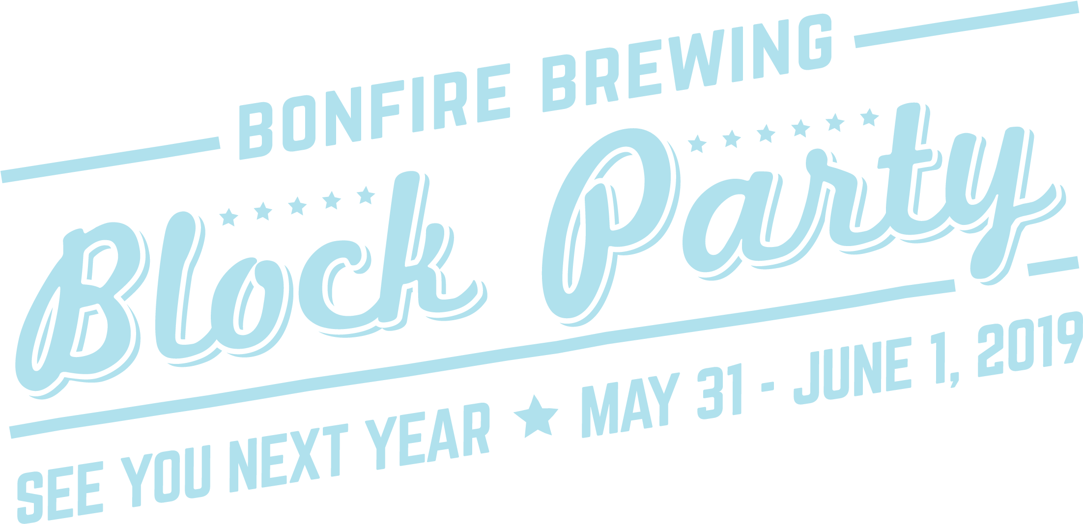 Bonfire Block Party Banner - Yonex (2207x1092), Png Download