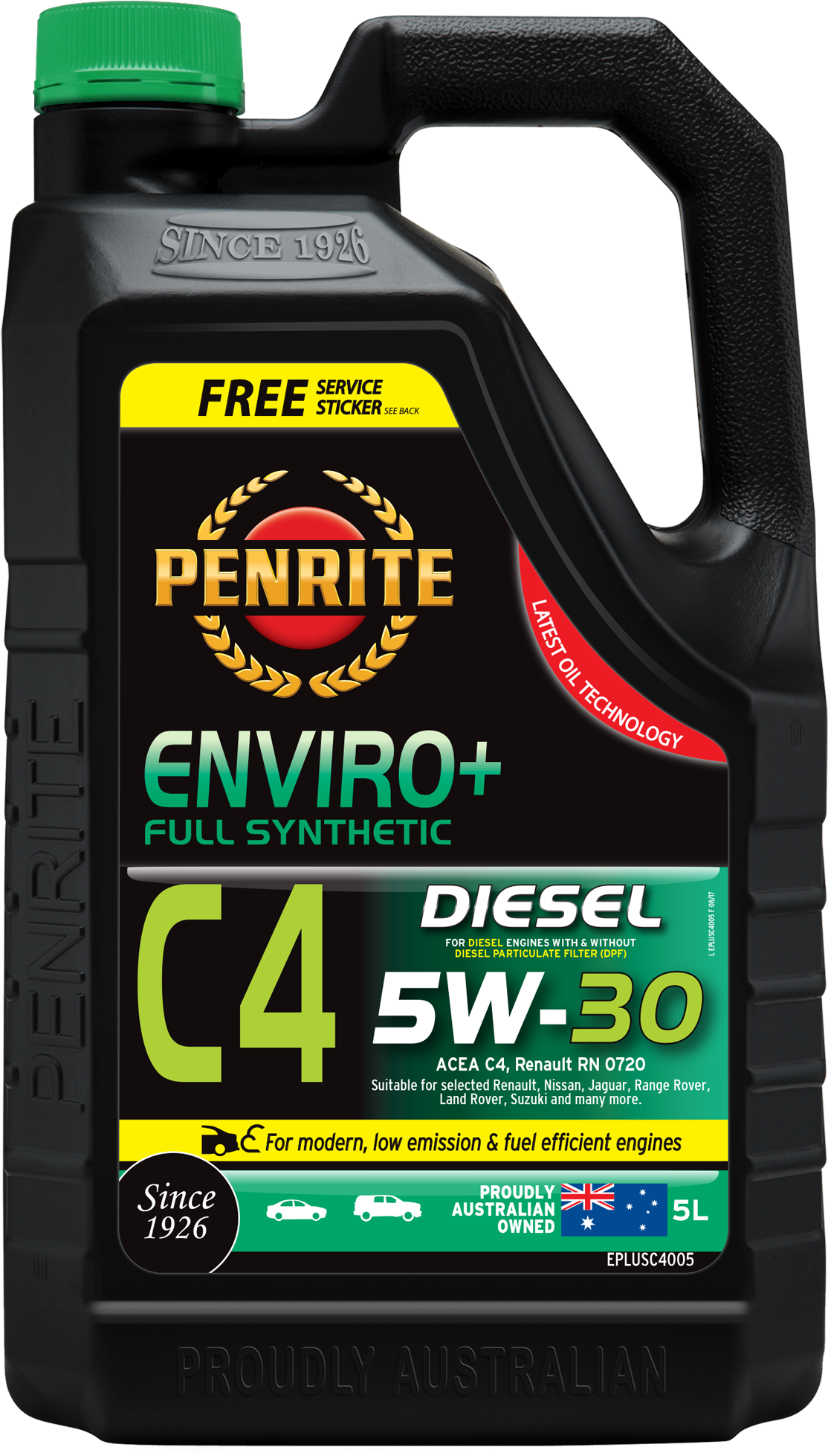 Enviro C4 5w-30 - Penrite 10 Tenths 15w50 (1164x2000), Png Download