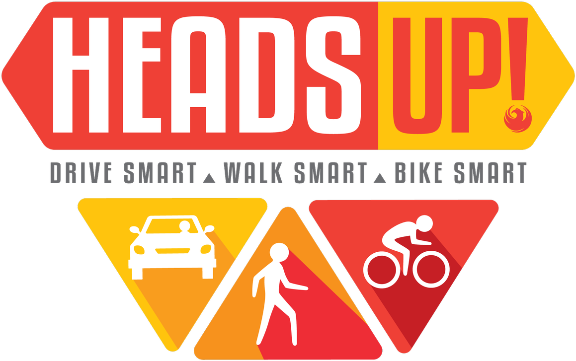 #headsupphx, Remember To Cross The Street Only At Designated - Traffic Sign (1200x800), Png Download