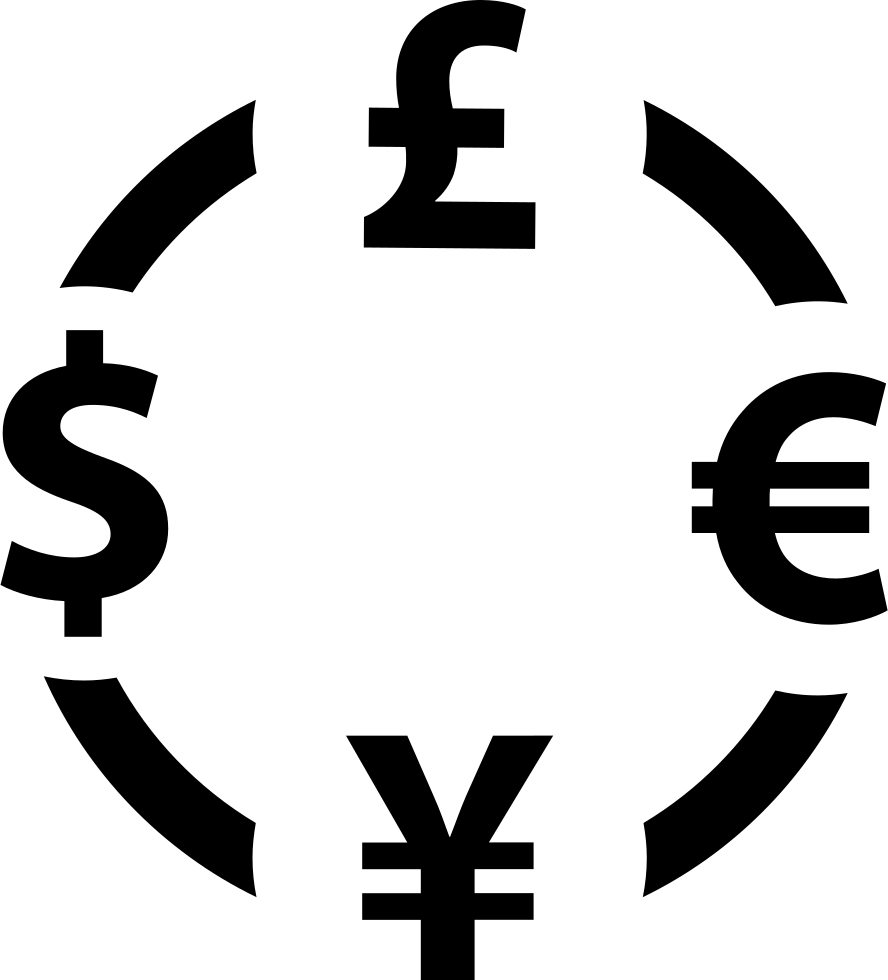 Foreign Currency Exchange Svg Png Icon Free Download - Truck Icon (888x980), Png Download