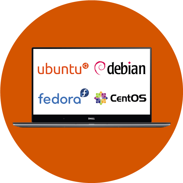 Download Vpn For Your Linux Distros - Debian (596x596), Png Download