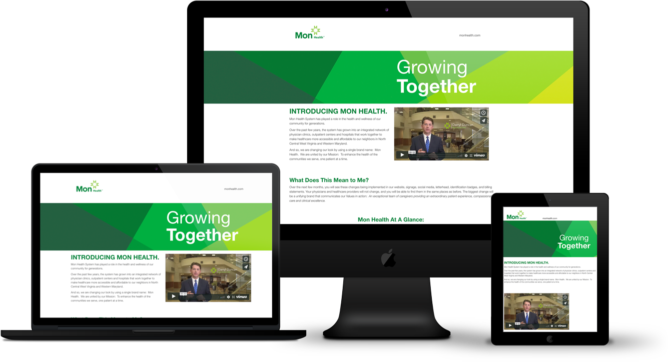 Mon Health Montage - Desktop And Mobile Application (1500x796), Png Download