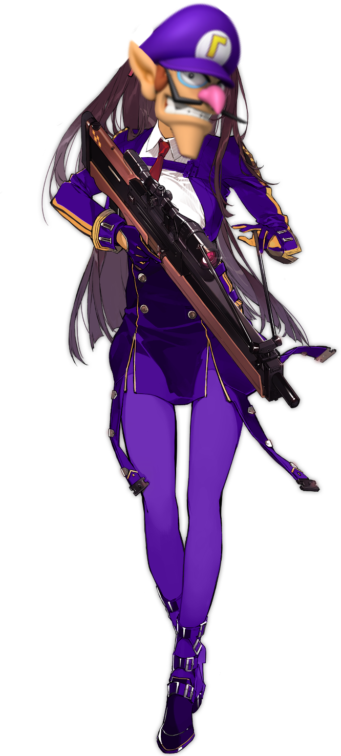 Girlsfrontline - Girls Frontline Wa2000 Render (666x1476), Png Download