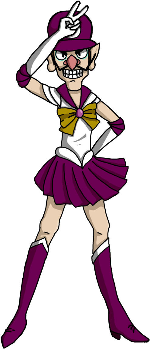 When You're Totally Gwaay For That One Gwaauy - Lanky Kong And Waluigi (1024x1325), Png Download