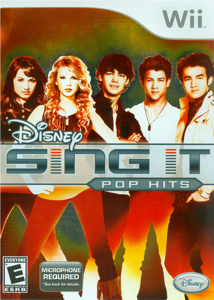 Wii Disney Sing It Pop Hits (1000x1000), Png Download