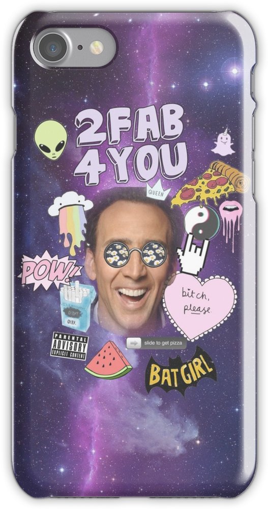 Nicolas Cage Tumblr Iphone 7 Snap Case - Galaxy Hd (750x1000), Png Download