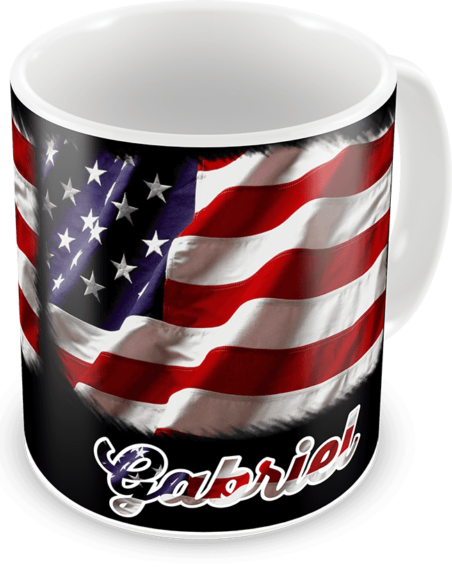Caneca Personalizada Estados Unidos - American Flag Up Close (650x817), Png Download