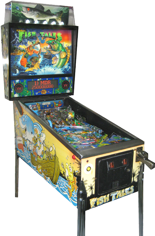 Rdm Multitab - Williams Pinball Fish Tales (569x790), Png Download