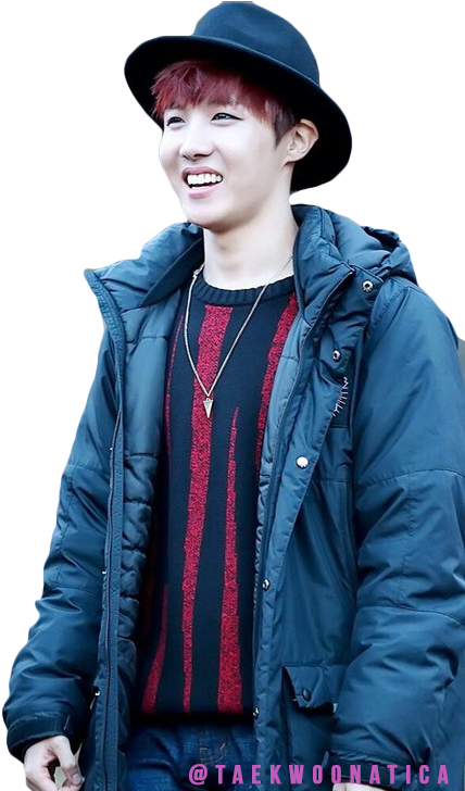 Kpop, Png, And J Hope Image - Fedora (500x727), Png Download
