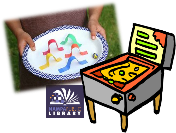 Pretween Paper Plate Pinball Machine - Pinball Machine Clip Art (706x549), Png Download