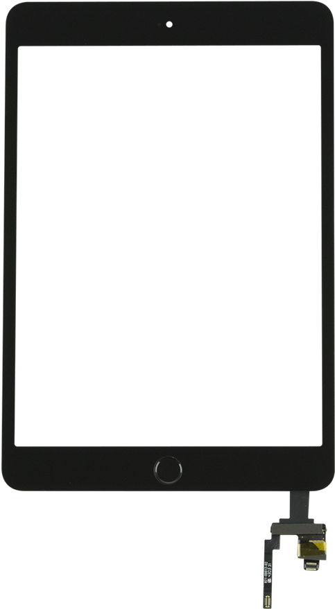 Ipad Mini 3 Screen Replacement Touch Display With Home - Ipad Mini A1599 Touch Screen (1000x1000), Png Download