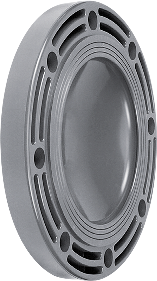 Praher Blind Flange Din Iso, Grey - Flange Pvc 12 (1200x1200), Png Download