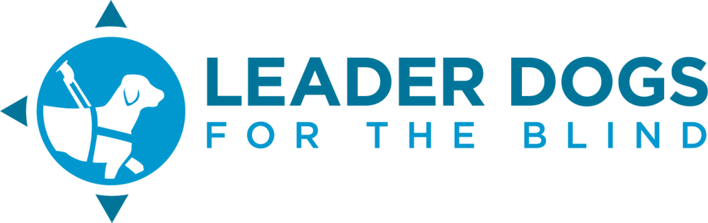 2017 Ldfb Logo Horizontal Blue2c White - Leader Dogs For The Blind (1000x316), Png Download
