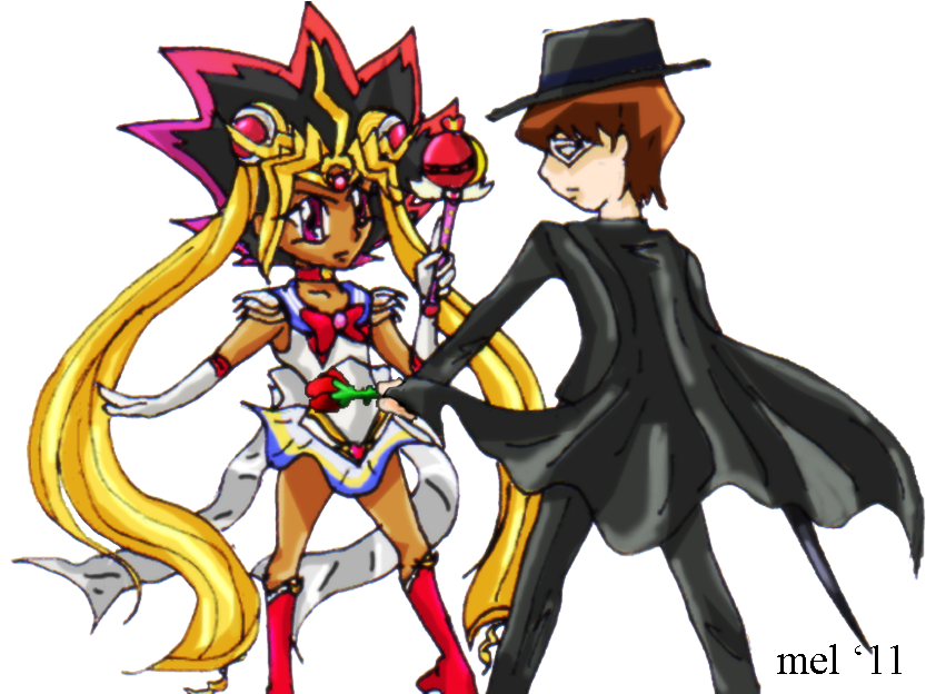 Posted Image - Yugioh Y Sailor Moon (933x623), Png Download