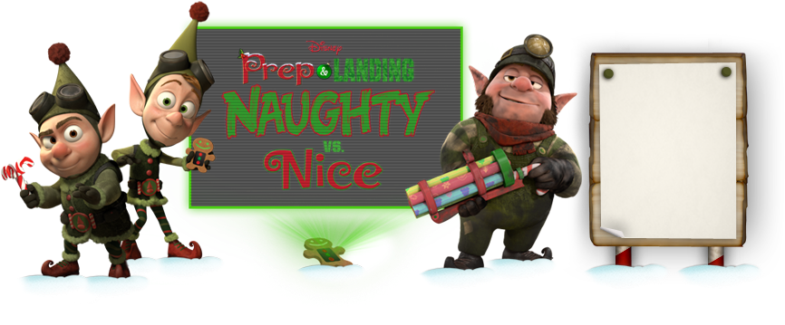 Prep And Landing (865x376), Png Download