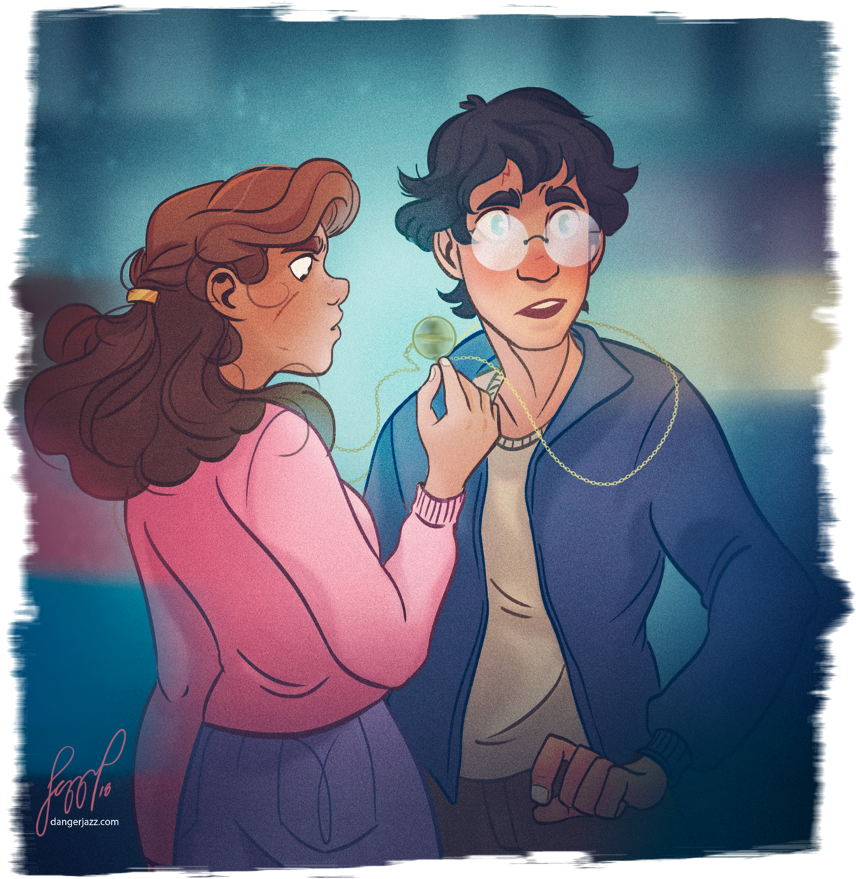 Scenes From Harry Potter And The Prisoner Of Azkaban - Time Turner Fan Art (1280x1320), Png Download