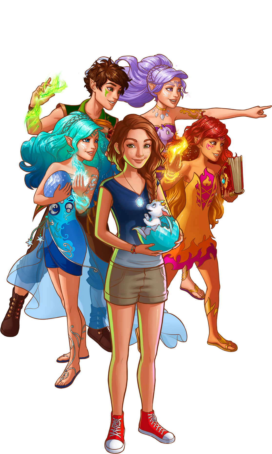 Home - Lego® Elves - Lego - Com - Elves Lego - Com - Lego Elves Characters (1115x1860), Png Download