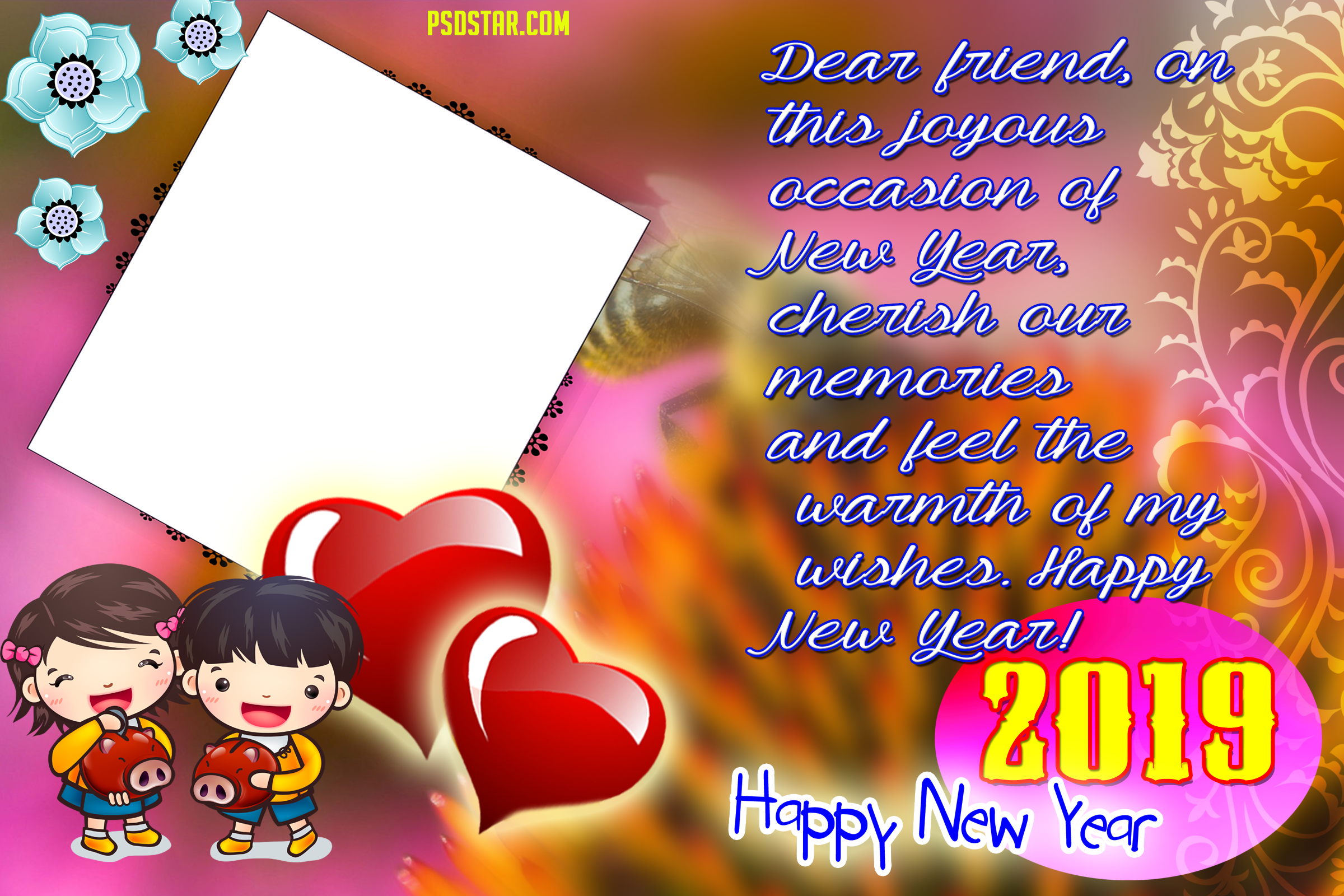 International Happy New Year 2019 (2400x1600), Png Download