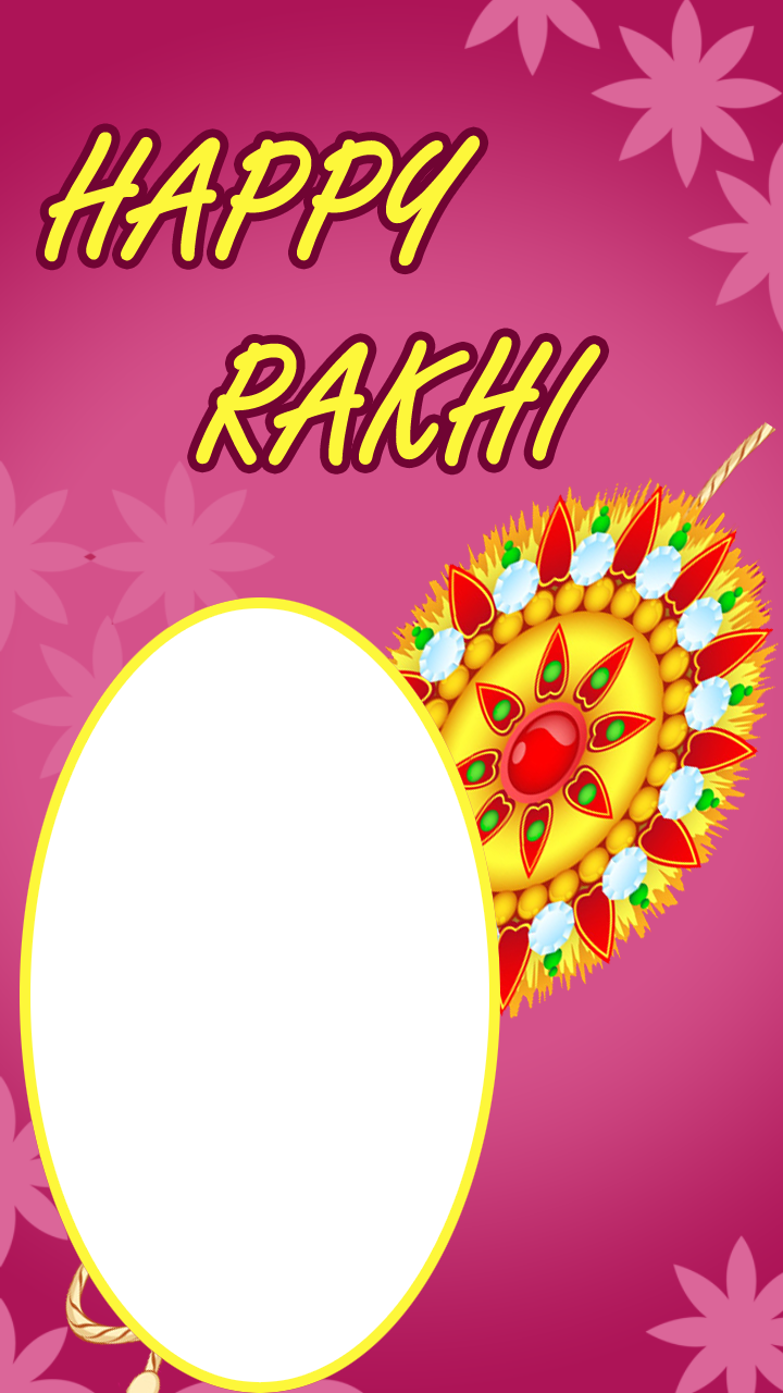 Rakshabandhan Frame06 - New Year 2012 Greeting Cards (720x1280), Png Download