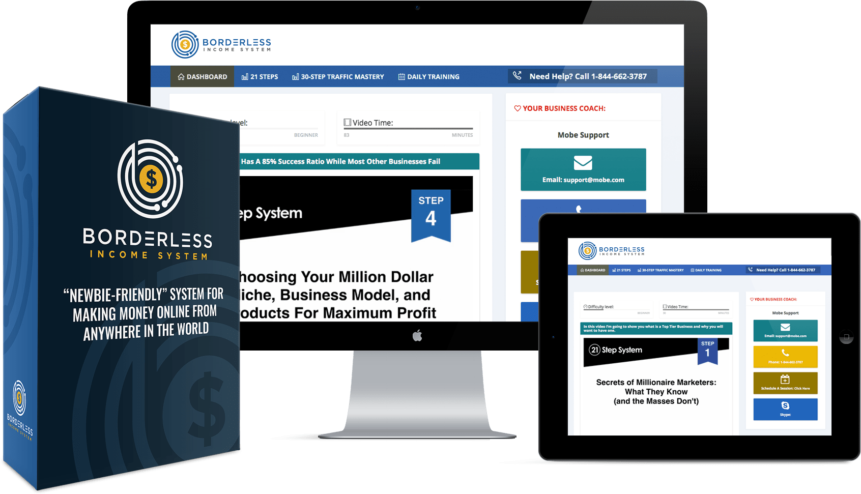 Borderless Income System Prodouct - Business (1885x1089), Png Download
