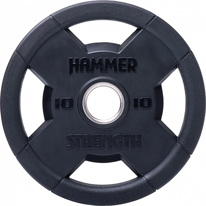 Hammer Strength Olympic Plates Rubber - Weights (720x721), Png Download